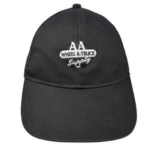 AA Wheel & Truck Supply Meritor Strapback Trucker Hat Black One Size Chipola